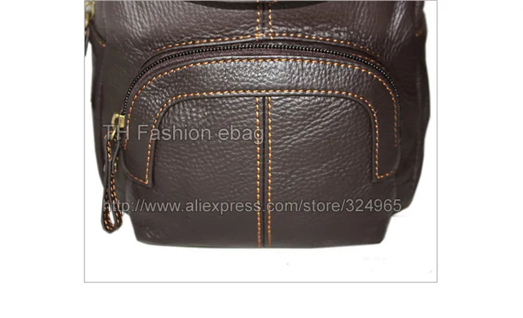 Модная сумка на плечо из натуральной кожи, мужская кожаная сумка-мессенджер, мужская сумка через плечо, сумка для отдыха, слинг, мужской маленький нагрудный рюкзак коричневого цвета
