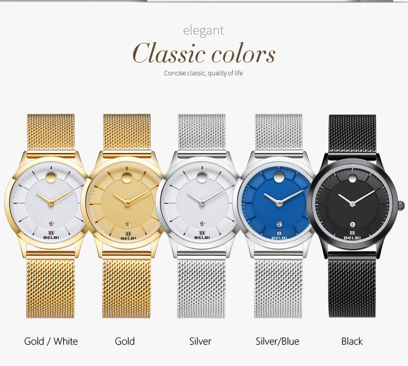 

2018 AAA Watch Women Fashion Colorful Stainless Steel Ladies Luxury Exquisite Women's Wrist Watches reloj mujer relogio feminino