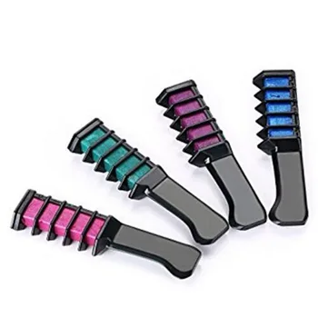 

Hair Mascara New Design Crayons Hair Color Chalk Temporary DIY Hair Dye Comb Temporary Blue Hair Dye With Comb 5 colors Styling