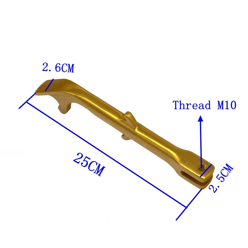 LMoDri мотоцикл из алюминиевого сплава Kickstand 250 мм Kick Side Stand Мотоцикл Скутер уличный