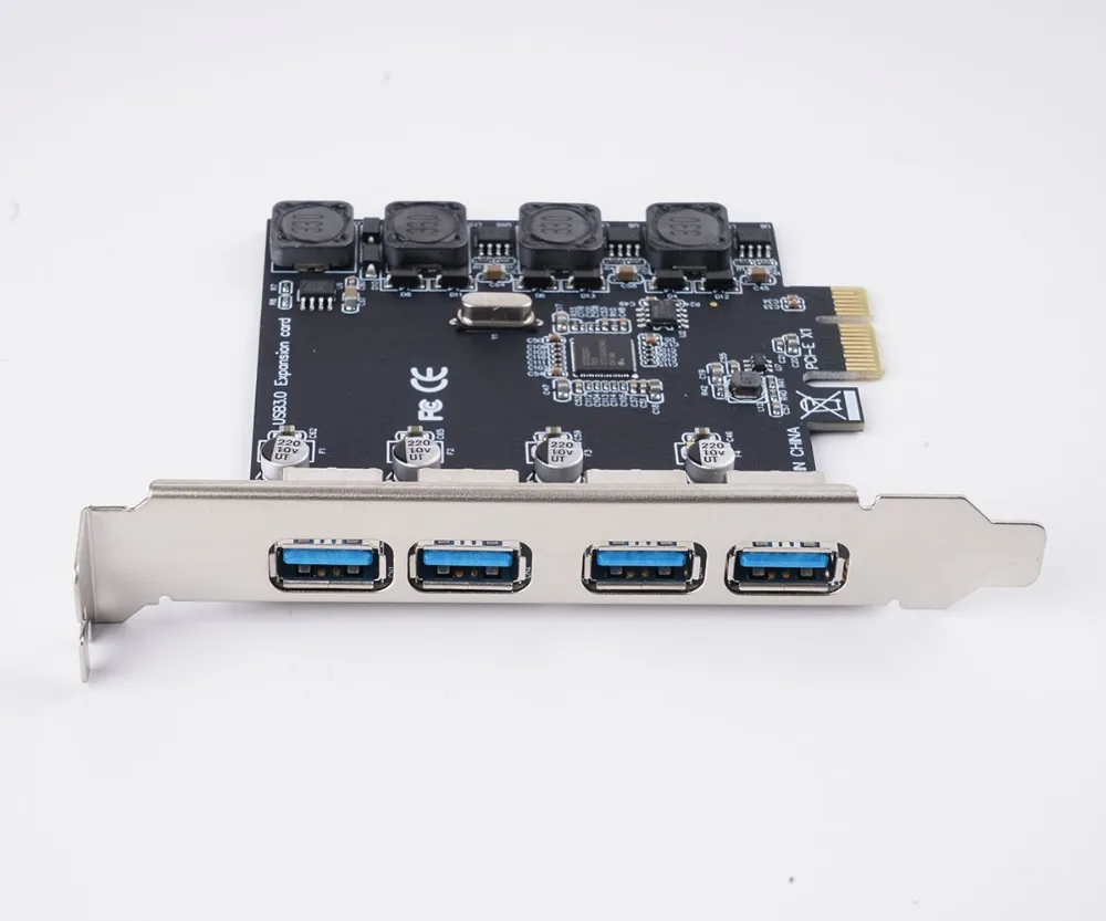 ORICO 2/4 порт PCIE к USB3.0 плата расширения PCIE X1 к USB3.0 адаптер горячей замены соответствует стандарту PCI Express2.0 Поддержка 5 Гбит/с