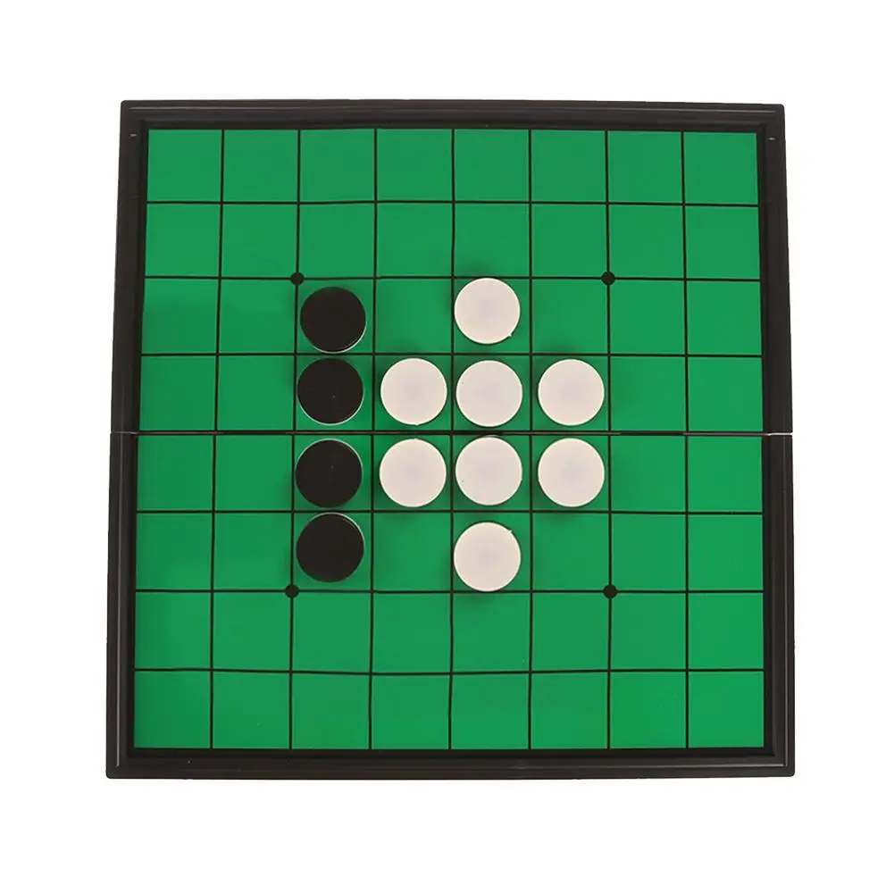 

500 Pieces Chess Set For Children Magnetic Folding Reversi Othello Educational Board Game Toy For Children New Year Gift