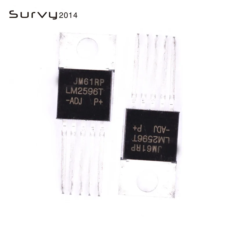 5 шт. IC LM2596T-ADJ LM2596 TO-220 Регулятор напряжения 3A Регулируемый Новый | Электронные