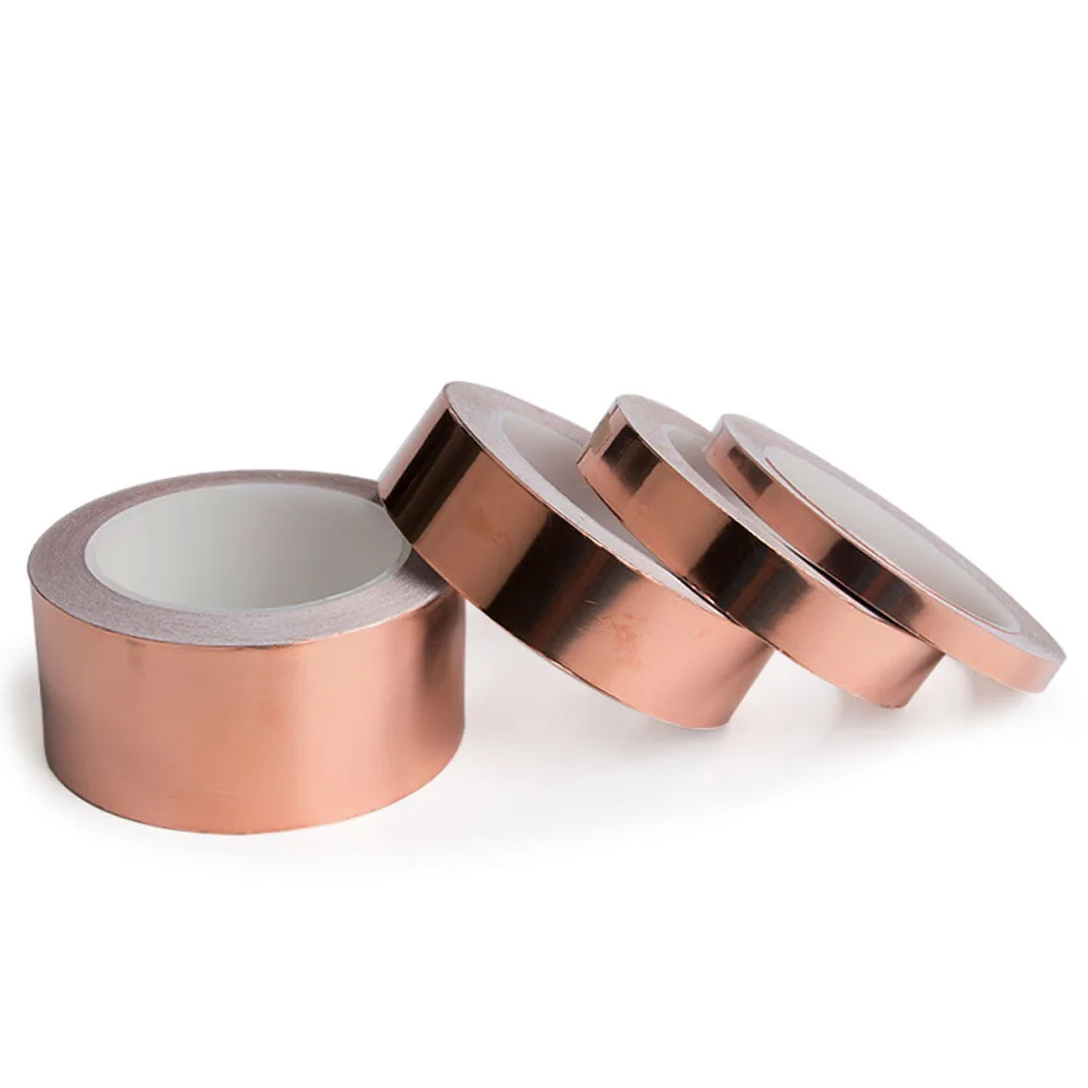 20M Pure Copper Single Surface Conductive Copper Foil Tape High