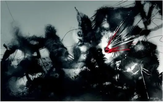 Домашнее украшение холст постер художественная краска для аэрографии темный