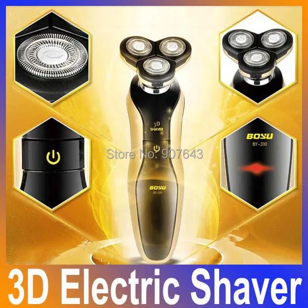 

New High Quality Shaver Hot Sale 4D Electric Shaver Washable Rechargeable Face Care 3D Floating Razor for Men Shaving