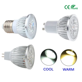 

Lampada Led Spotlight E27 GU10 GU5.3 Spotlight 9W 12W 15W LED Bulb 220V NO Dimmable MR16 12V CREE LED Lightling lamp