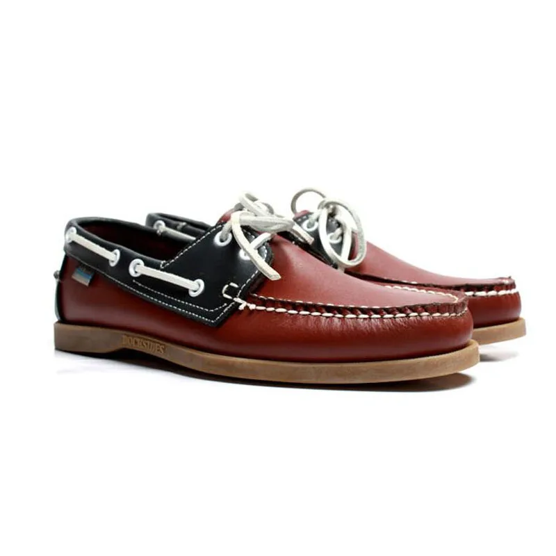 Men Genuine Leather Driving Shoes,Docksides Classic Boat Shoe,Brand Design Flats Loafers For Men Women 2019A021
