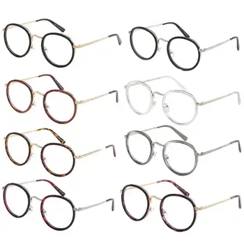 

Unisex Retro Round Plain Mirror Casual Frame Optical Eyeglasses Fashion Transparent Clear Lens Spectacle Students Eyeglasses