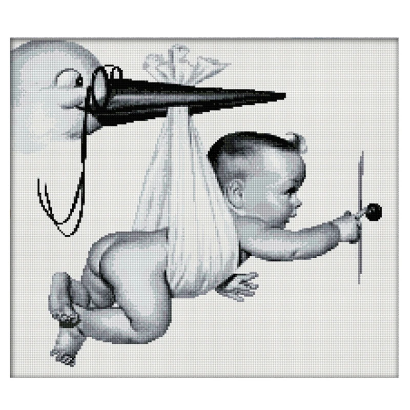 

New 5D Diy Diamond Painting Kits Stone Peacock Home Decoration Cross Stitch Kits Angel Baby Of Diamond Embroidery Home Decor