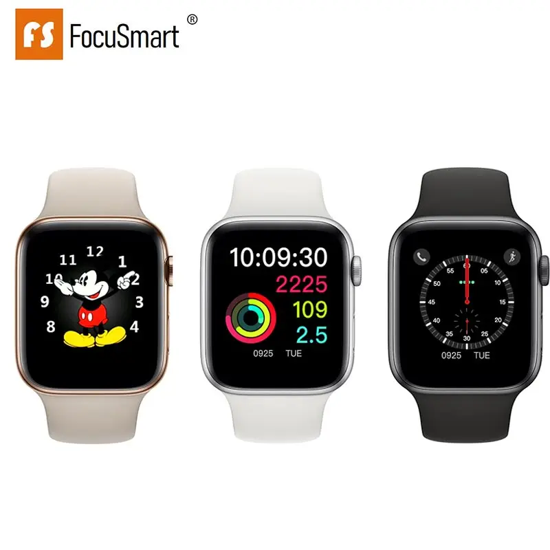 

FocuSmart W54 W54 Smart Watch Men Women 1.54 Inch Voice Control Pedometer Heart Rate Blood Pressure Smartwatches For IOS Adriod