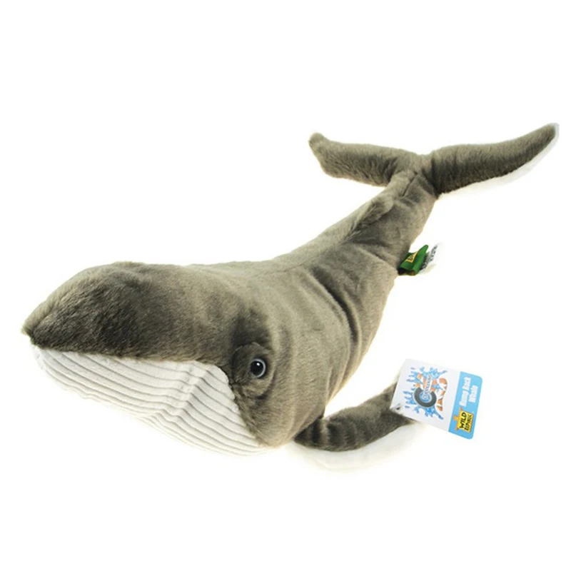 38cm Plush Whales Toys with Soft PP Cotton Creative Stuffed Animal Dolls Cute Whales Toys fish Birthday Gift for Children