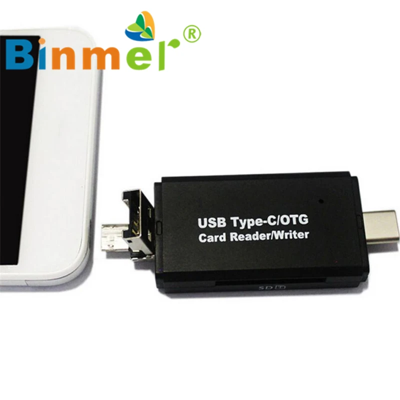 3 в 1 Micro USB OTG USB 2.0 адаптер SD/Micro SD Card Reader Стандартный USB _ KXL0524