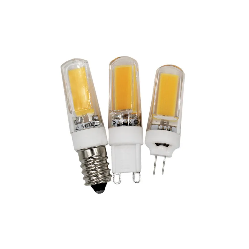 

10pcs G4 G9 LED COB Bulb lamp Dimmable 3w Mini 110V 220V AC Chandelier Lights Replace Halogen Lamp