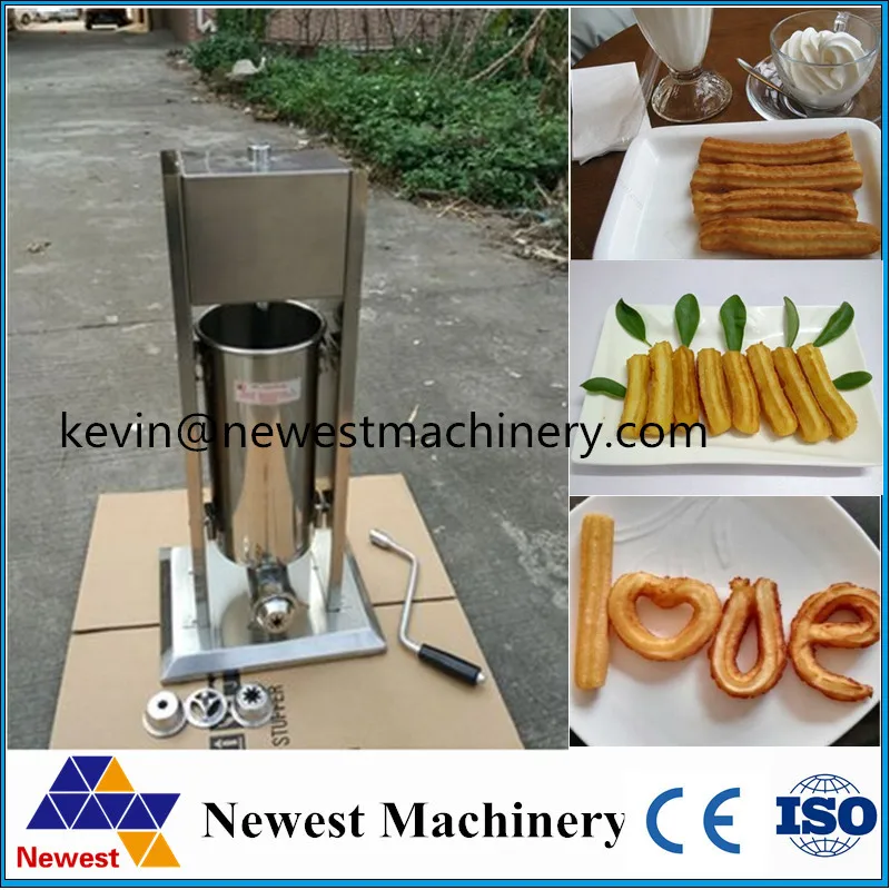 5L Hot sale Spain churro machine/manual churros maker/commercial churro