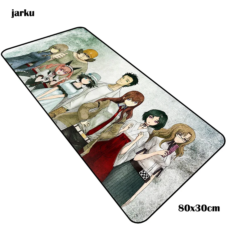 Steins gate коврик для мыши геймерский Профессиональный коврик для мыши 800x300x2 мм notbook коврик для мыши игровой коврик для мыши красивый коврик для мыши ПК настольный коврик для мыши - Цвет: size 800x300x2mm