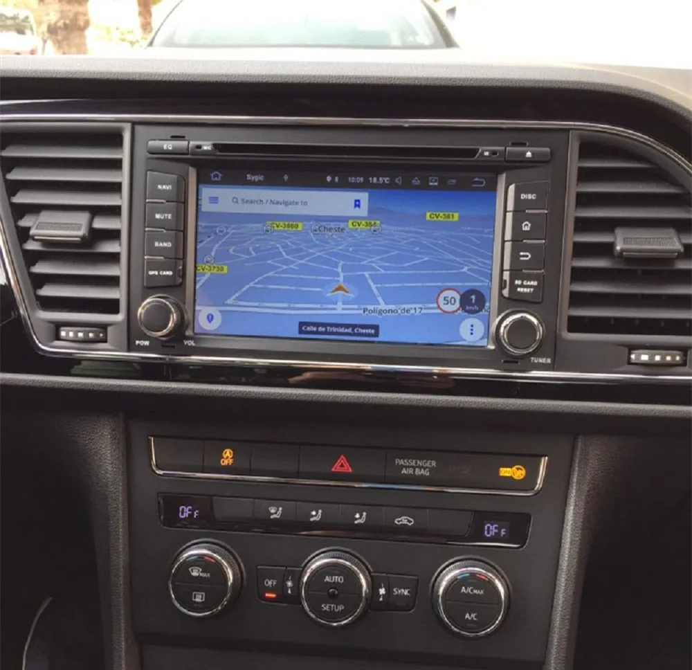 Navirider Android 9,0 автомобильный Радио плеер для Seat LEON DVD Автомобильный gps головное устройство мультимедийная поддержка AUX камера и руль