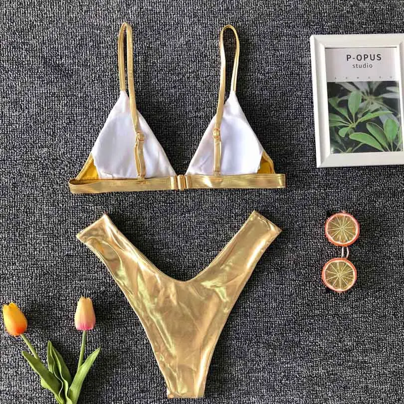 Brand Swimwear Women Swimsuit Sexy Push Up Micro Bikinis Set Swimming Bathing Suit Beachwear Summer Brazilian Bikini 2019