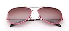 Новинка, поляризованные металлические солнцезащитные очки для мужчин и женщин, модные цветные очки для дня и ночи - Цвет линз: Rose red