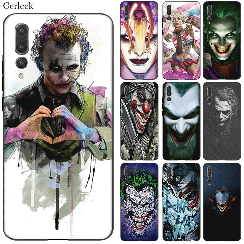 Силиконовый чехол для мобильного телефона Desxz Poker Clown Huawei Honor 7A 7C 7X 8 8X 8C 9 20 S Pro Note 10