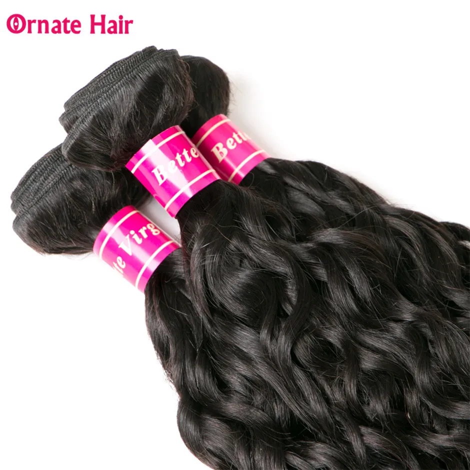 Ornate Natural Wave Bundles Virgin Brazilian Weave Bundles 100% Human Hair Non Remy Hair 3 Bundles Hair Weave Extensions Ornate Natural Wave Bundles Virgin Brazilian Weave Bundles 100% Human Hair Non Remy Hair 3 Bundles Hair Weave Extensions