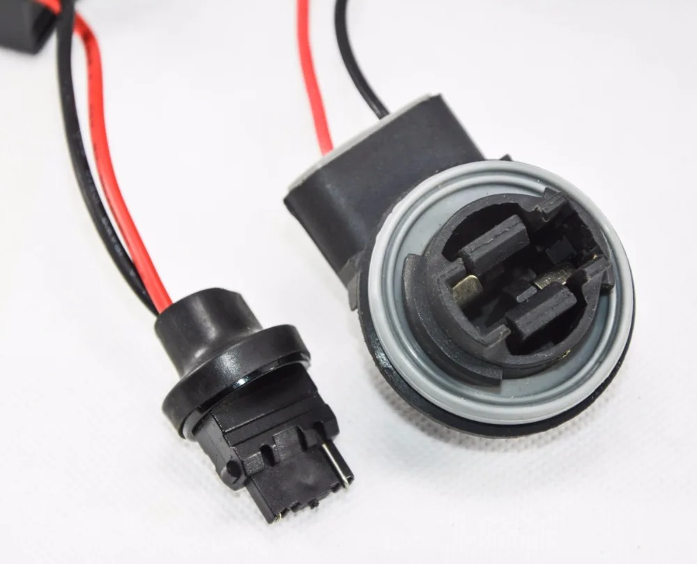 2PCS 1156 1157 3156 3157 7440 7443 LED Bulbs Error Free Canbus Canceler Adapter Decoder Fog Turn Brake Anti-Hyper Flash Blinking