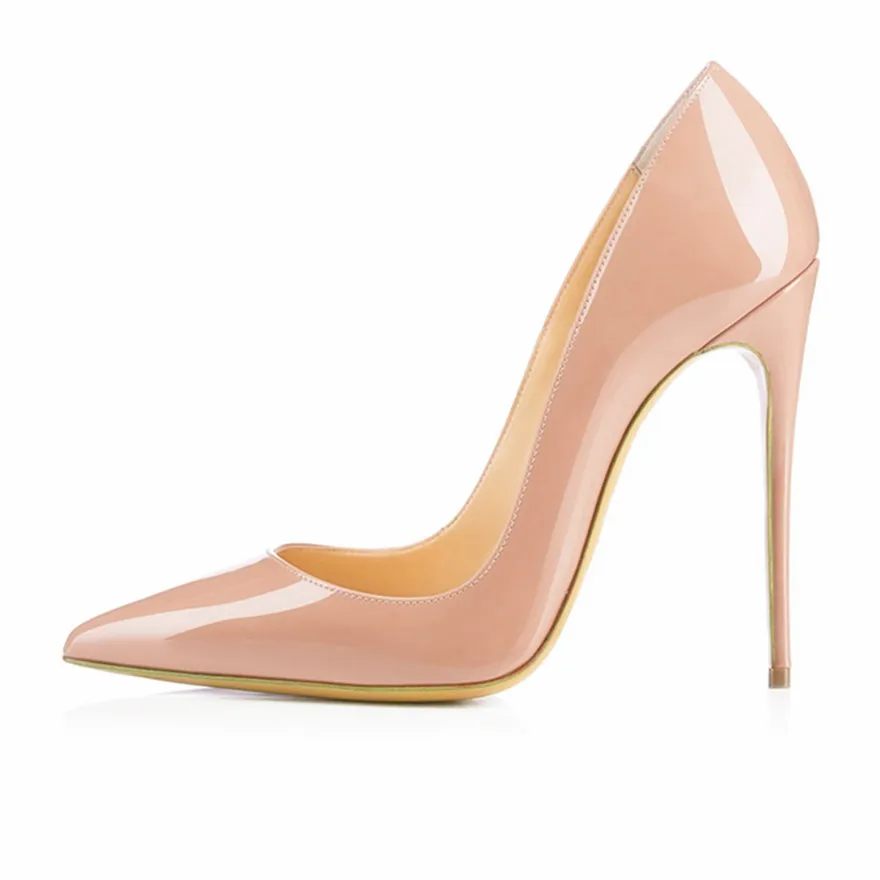 

Brand Shoes Woman High Heels Pumps Red High Heels 12CM Women Shoes High Heels Wedding Shoes Pumps Black Nude Shoes Heels