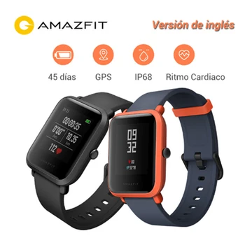 

Original Huami Amazfit Bip Smart Watch Youth Version Bluetooth 4.0 English Version GPS Heart Rate 45 Days Battery IP68