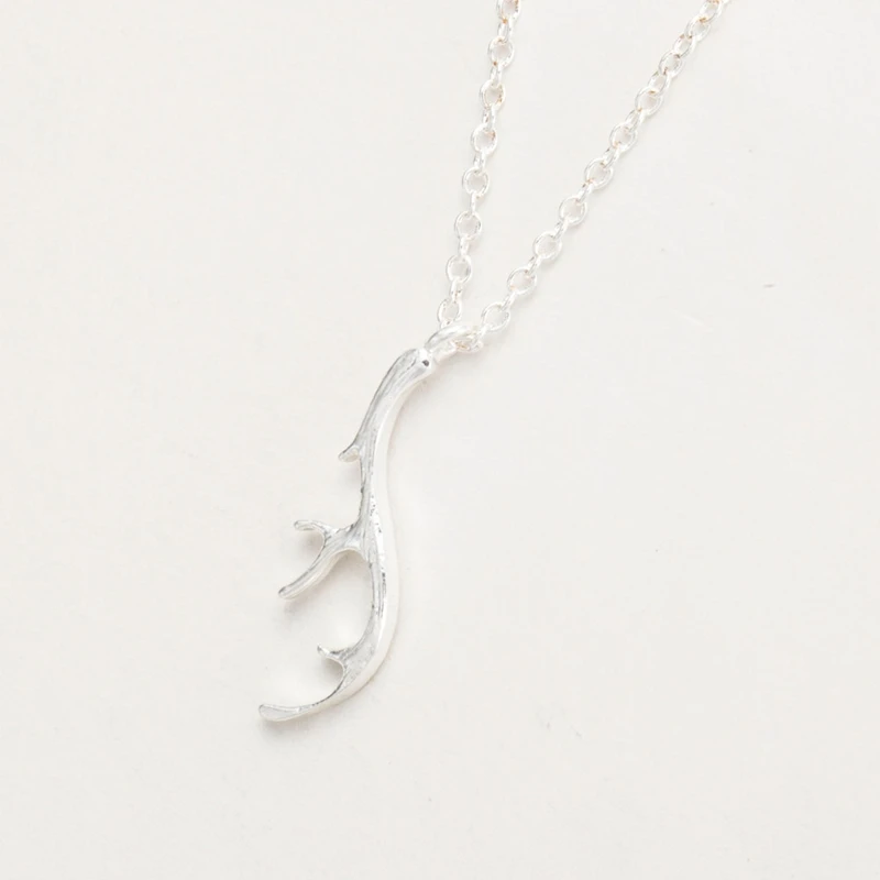 Shuangshuo животных Олень necklace ожерелье для женщин простая Длинная цепочка винтажное милое ожерелье с животным рождественские подарки