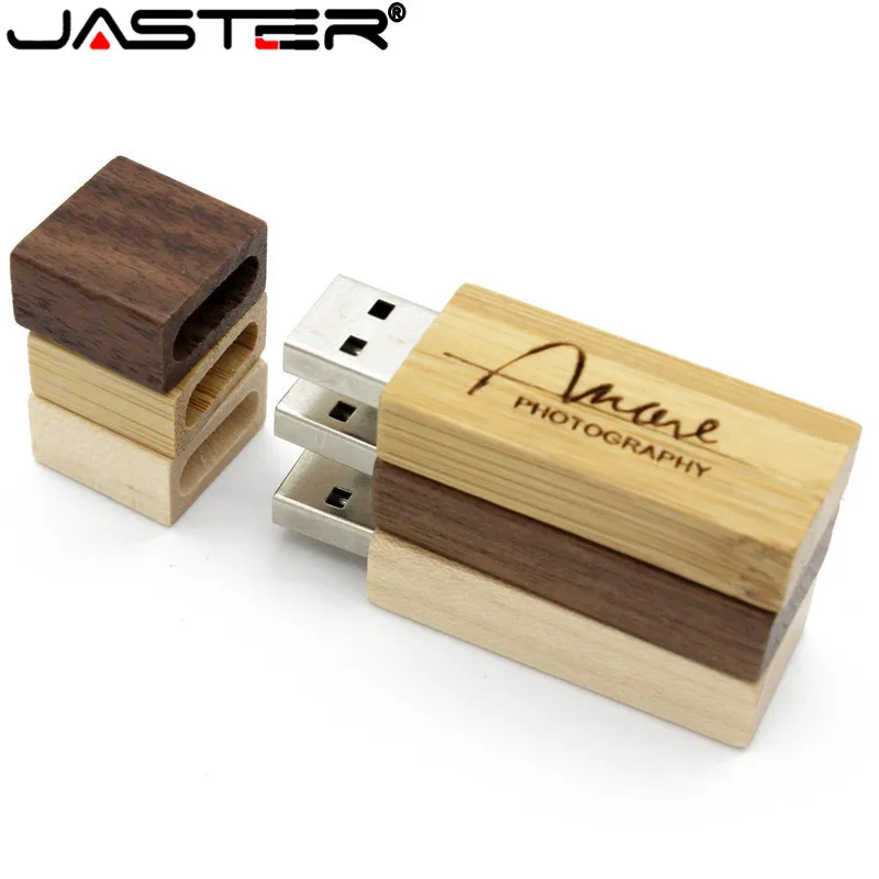 JASTER (более 10 шт бесплатный логотип) натуральные деревянные usb флешки 4 ГБ 8 16 32 64 Гб