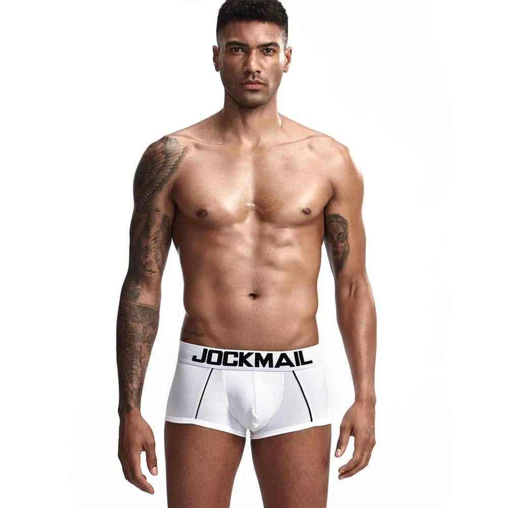 JOCKMAIL, Мужская одежда, боксеры, шорты, мужские боксеры, мужское нижнее белье, хлопок, дышащие, сексуальные, cueca, боксеры, ropa interior hombre slip