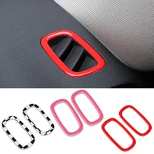 2 шт. Автомобильный интерьер передняя стойка кондиционер вентиляционное отверстие крышка отделка украшения для Mini Cooper Countryman F60 автомобильные аксессуары