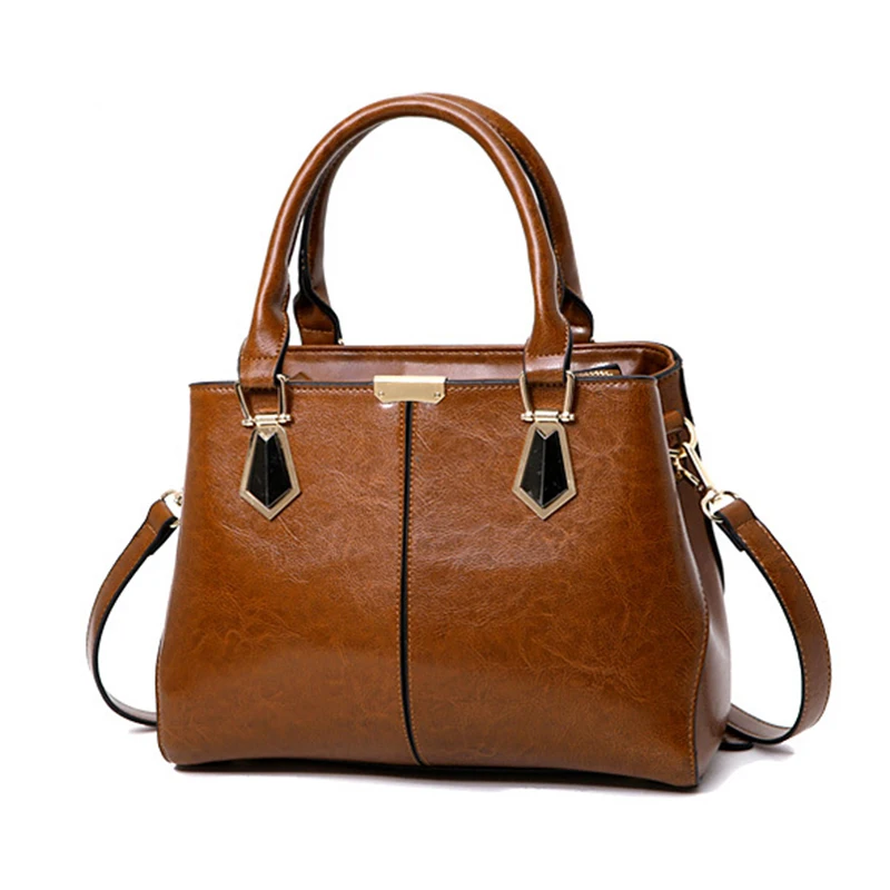

New Women Genuine Leather Sling Shoulder Bag Tote Handbag Fashion Trends Female Cowhide Messenger Crossbody Top Handle Bags