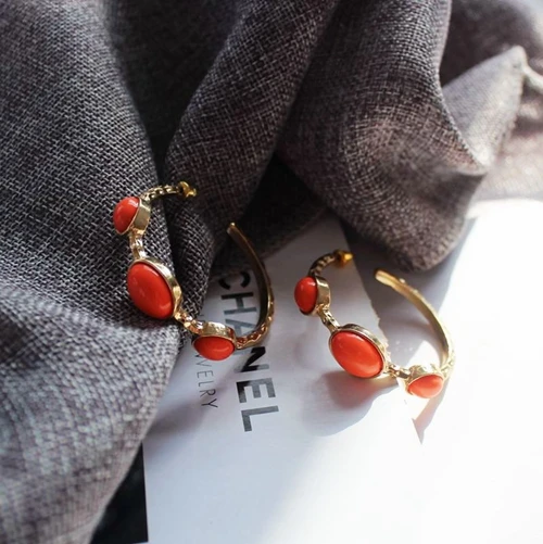 Простые Романтические серьги-кольца с гиперболой в форме сердца, золотые украшения для женщин, геометрические подарки, высокое качество - Окраска металла: Style 5