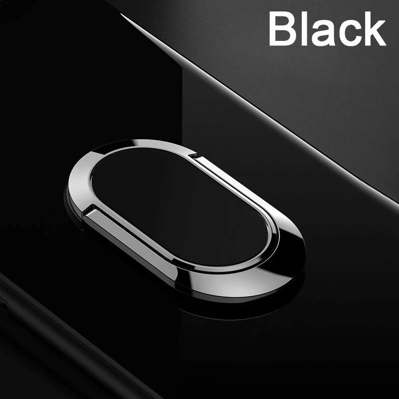 DOOGEE BL5000 чехол Роскошный 5,5 дюймов мягкий черный силиконовый магнитный автомобильный держатель кольцо Funda Для DOOGEE BL 5000 чехол для телефона s - Цвет: Черный