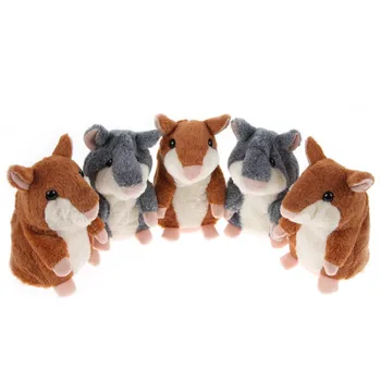 

Cute Baby Talking Hamster Plush Toy Sound Record Speaking Hamster