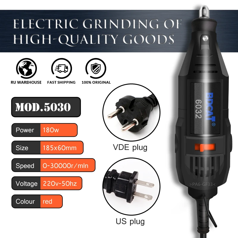 Tanie 180W elektryczny młynek Mini wiertarka obrotowa narzędzie szlifierka elektronarzędzia zmienna prędkość grawerowanie pióro z akcesoria dremel
