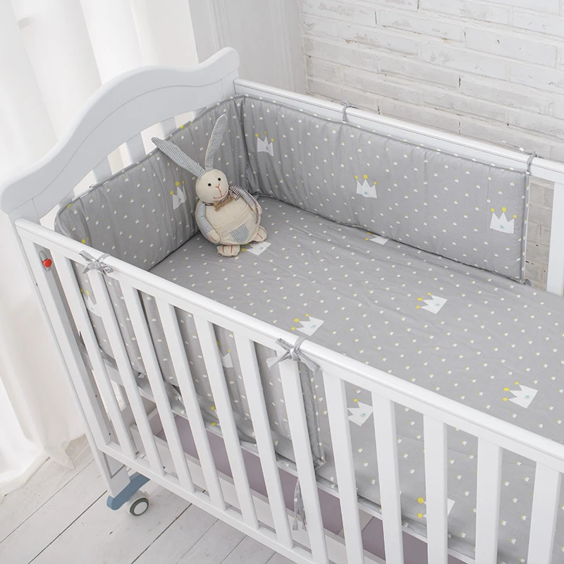 grey baby bed