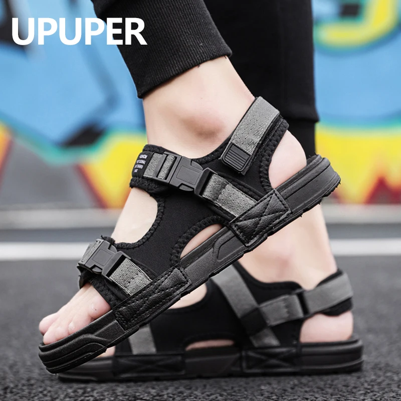 

UPUPER Summer Men Sandals Beach Casual Men's Slippers Breathable Sandals For Male Lazy Shoes Gladiator Open Toe Man Casual Shoes