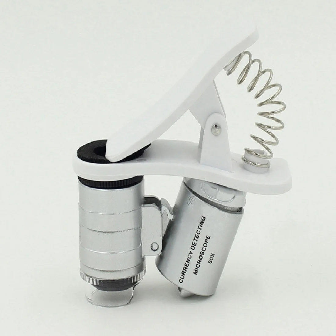 Universal 1Pcs 3LEDs Clip Mobile Phone Microscope Magnifier Micro Lens 60X Optical Zoom Telescope Camera Lens Universal 1Pcs 3LEDs Clip Mobile Phone Microscope Magnifier Micro Lens 60X Optical Zoom Telescope Camera Lens