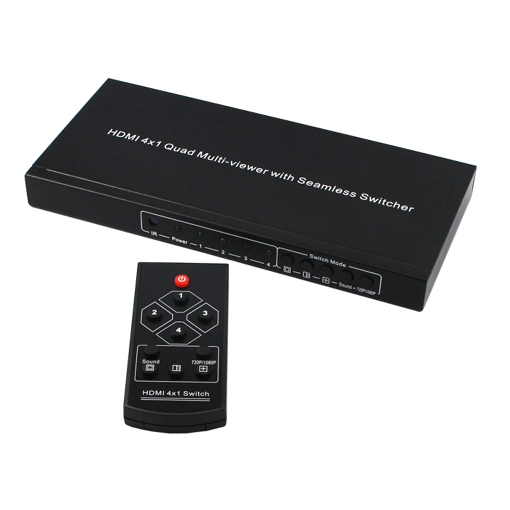 Переключатель Kvm Hdmi экран для видеосъемки 4 портовый