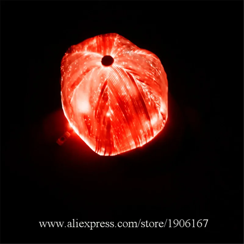 New led fiber 7 color light hat Bar music festival Judi night light hat Fashion light hat07