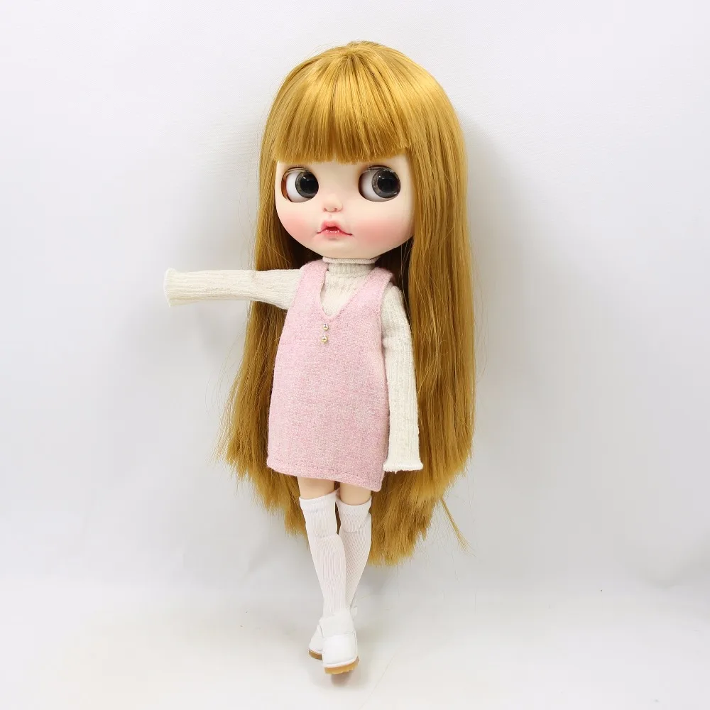 ICY Blyth doll licca тело Вязание рубашка с платье береты шапка носки сладкий и винтажные наряды