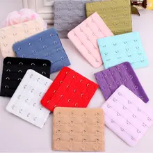 Нижнее белье фитинг аксессуары для бюстгалтеров удлинитель 4 крючка четыре Удлинительное Крепление-пряжка с застежкой ремешок для женщин крюк-удлинитель и лента для глаз