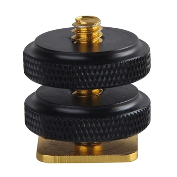 

HFES 6pcs Pro 1/4" -20 Tripod Screw to Flash Hot Shoe Mount Adapter Tripod for Photo Studio Accessory