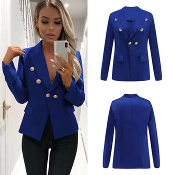 

Women Long Sleeve Blazer Open Front Short Cardigan Suit Jacket Office Coats FS99