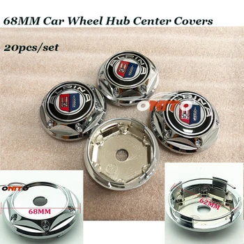 

Auto accessories 20pcs/lot 65MM Car emblem badge Wheel hub covers for Alpina logo Rims wheels center Caps label