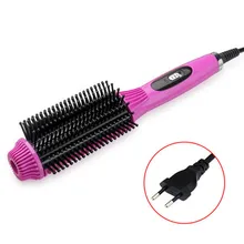 2 в 1 Профессиональный Выпрямитель для волос бигуди Инструменты для укладки волос гребень многофункциональный фен утюжок для волос утюги