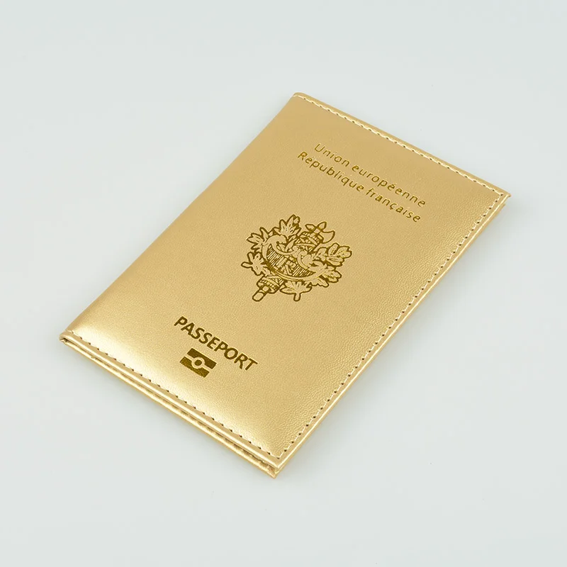DIKEDAKU Francaise Обложка для паспорта из искусственной кожи Франция мягкий милый чехол для паспорта для французов Дорожная карта органайзер для паспорта Кошельки