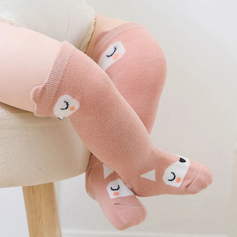 Newborn Baby Socks 2017 Infant Boys Girls Cute Knee Sock Toddler Anti